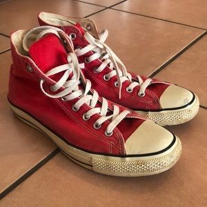Converse shoes High Tops for Men 10,5 Red